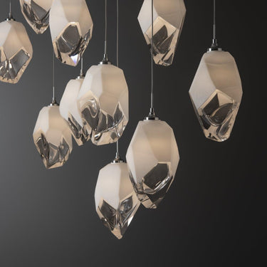 Hubbardton Forge Chrysalis 10-Light Large Crystal Pendant 8