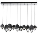 Hubbardton Forge Chrysalis 10-Light Mixed Crystal Pendant - Standard - 131145