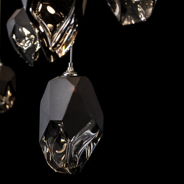 Hubbardton Forge Chrysalis 10-Light Mixed Crystal Pendant - Standard - 131145