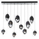 Hubbardton Forge Chrysalis 10-Light Mixed Crystal Pendant - Standard - 131145