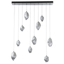 Hubbardton Forge Chrysalis 10-Light Mixed Crystal Pendant - Standard - 131145