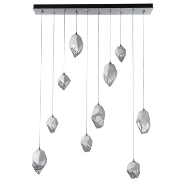 Hubbardton Forge Chrysalis 10-Light Mixed Crystal Pendant - Standard - 131145