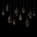 Hubbardton Forge Chrysalis 10-Light Mixed Crystal Pendant 13
