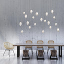 Hubbardton Forge Chrysalis 10-Light Mixed Crystal Pendant 18