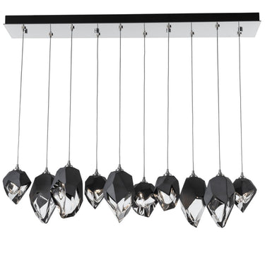 Hubbardton Forge Chrysalis 10-Light Mixed Crystal Pendant 2