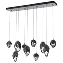 Hubbardton Forge Chrysalis 10-Light Mixed Crystal Pendant 4