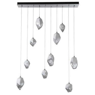 Hubbardton Forge Chrysalis 10-Light Mixed Crystal Pendant 8