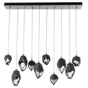 Hubbardton Forge Chrysalis 10-Light Mixed Crystal Pendant 9