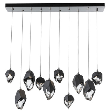 Hubbardton Forge Chrysalis 10-Light Mixed Crystal Pendant 9