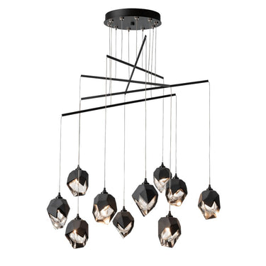Hubbardton Forge Chrysalis 10-Light Small Crystal Mobile Pendant 1