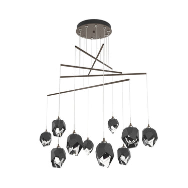 Hubbardton Forge Chrysalis 10-Light Small Crystal Mobile Pendant - Standard - 131159