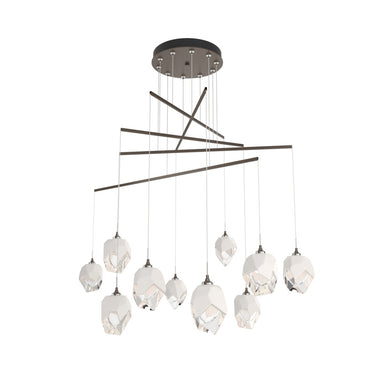 Hubbardton Forge Chrysalis 10-Light Small Crystal Mobile Pendant - Standard - 131159