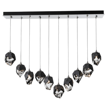 Hubbardton Forge Chrysalis 10-Light Small Crystal Pendant - Standard - 131143
