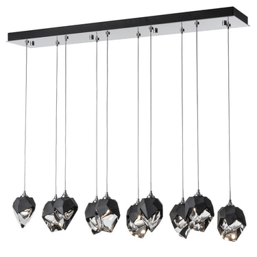 Hubbardton Forge Chrysalis 10-Light Small Crystal Pendant - Standard - 131143