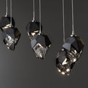Hubbardton Forge Chrysalis 10-Light Small Crystal Pendant - Standard - 131143