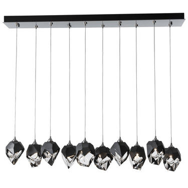 Hubbardton Forge Chrysalis 10-Light Small Crystal Pendant - Standard - 131143