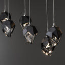 Hubbardton Forge Chrysalis 10-Light Small Crystal Pendant 16