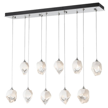 Hubbardton Forge Chrysalis 10-Light Small Crystal Pendant 1