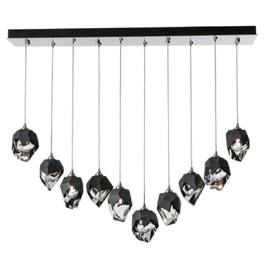 Hubbardton Forge Chrysalis 10-Light Small Crystal Pendant 5