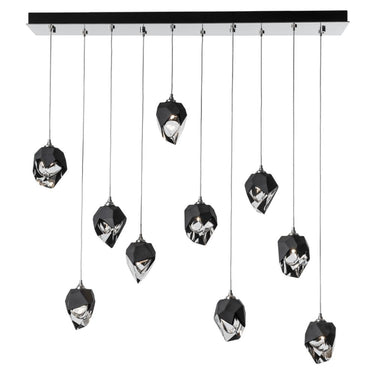 Hubbardton Forge Chrysalis 10-Light Small Crystal Pendant 8