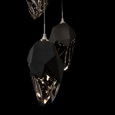 Hubbardton Forge Chrysalis 5-Light Large Crystal Pendant - Standard - 131138