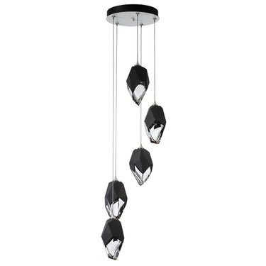 Hubbardton Forge Chrysalis 5-Light Large Crystal Pendant - Standard - 131138