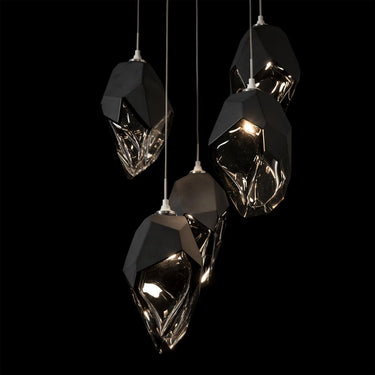 Hubbardton Forge Chrysalis 5-Light Large Crystal Pendant 9