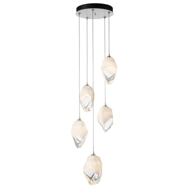 Hubbardton Forge Chrysalis 5-Light Large Crystal Pendant - Standard - 131138