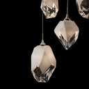 Hubbardton Forge Chrysalis 5-Light Mixed Crystal Pendant 8