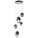 Hubbardton Forge Chrysalis 5-Light Mixed Crystal Pendant - Standard - 131139