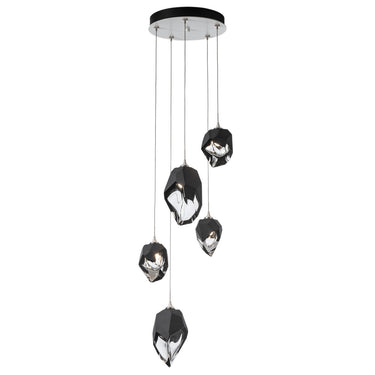Hubbardton Forge Chrysalis 5-Light Mixed Crystal Pendant - Standard - 131139