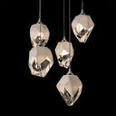 Hubbardton Forge Chrysalis 5-Light Small Crystal Pendant 10