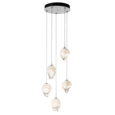 Hubbardton Forge Chrysalis 5-Light Small Crystal Pendant 6