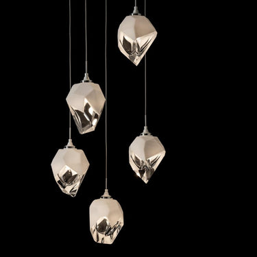 Hubbardton Forge Chrysalis 5-Light Small Crystal Pendant 7