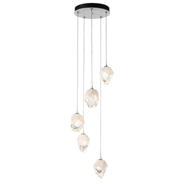 Hubbardton Forge Chrysalis 5-Light Small Crystal Pendant 