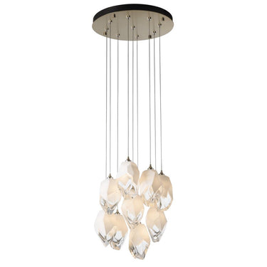 Hubbardton Forge Chrysalis 9-Light Large Crystal Pendant 4