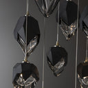 Hubbardton Forge Chrysalis 9-Light Mixed Crystal Pendant 10