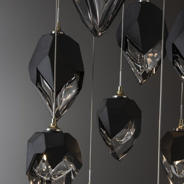 Hubbardton Forge Chrysalis 9-Light Mixed Crystal Pendant 10