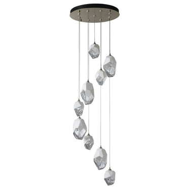 Hubbardton Forge Chrysalis 9-Light Mixed Crystal Pendant - Standard - 131142