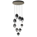 Hubbardton Forge Chrysalis 9-Light Mixed Crystal Pendant - Standard - 131142