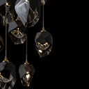 Hubbardton Forge Chrysalis 9-Light Mixed Crystal Pendant 13