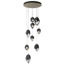 Hubbardton Forge Chrysalis 9-Light Mixed Crystal Pendant 1