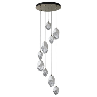 Hubbardton Forge Chrysalis 9-Light Mixed Crystal Pendant 3