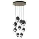 Hubbardton Forge Chrysalis 9-Light Mixed Crystal Pendant 6
