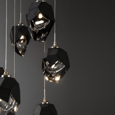 Hubbardton Forge Chrysalis 9-Light Small Crystal Pendant 10