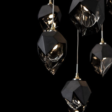 Hubbardton Forge Chrysalis 9-Light Small Crystal Pendant 13