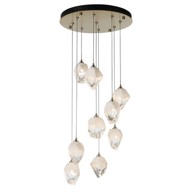 Hubbardton Forge Chrysalis 9-Light Small Crystal Pendant 1