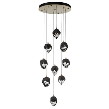 Hubbardton Forge Chrysalis 9-Light Small Crystal Pendant 3