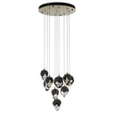 Hubbardton Forge Chrysalis 9-Light Small Crystal Pendant 4