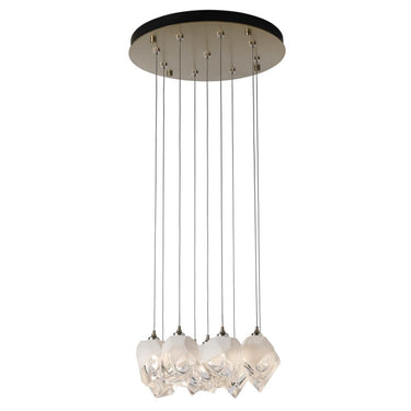Hubbardton Forge Chrysalis 9-Light Small Crystal Pendant 5